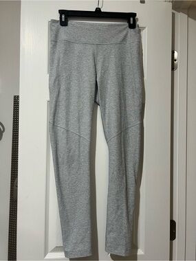 Outdoor Voices Heather Gray High-Waist Performance Leggings